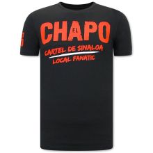 EL Chapo Cartel De Sinaloa Herr T-Shirt - Svart