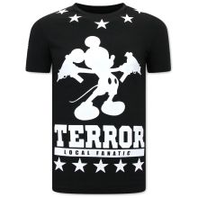 Herr T-Shirt Terror Mouse - Svart
