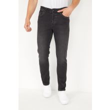 Stretch Regular Fit Jeans Byxor Herr Grå