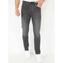 Jeans Herr Regular Fit Jeans Grå