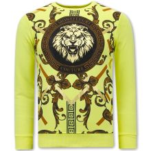 SweaT-Shirt For Men Gouden Leeuw Gul
