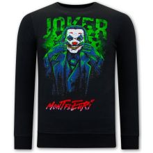 SweaT-Shirt For Men Joker Svart