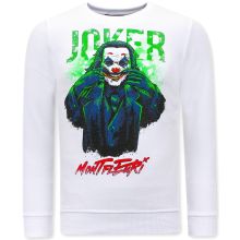 Långa Tröjor Kille Joker Vit