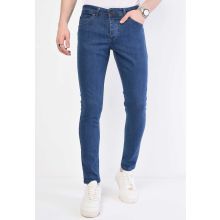 Byxor För Män Slim Fit - DPS- NW - Bla