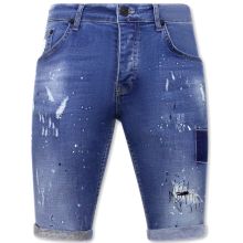 Jeans Kortbyxor Herr Skinny --SH - Bla