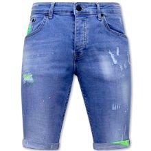 Skinny Herrshorts Jeans - -SH - Bla