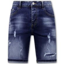 Casual Shorts Denim Short - Bla