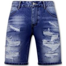 Billiga Kortbyxor Denim Short - Bla