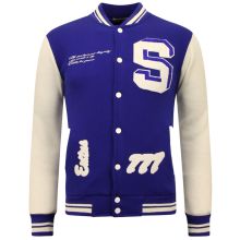 College Jacket Herr Vintage - Bla