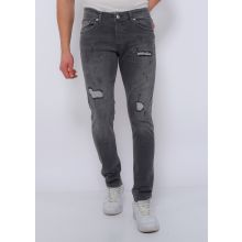 Jeans Stretch Herr Slim Fit - DC- - Gra