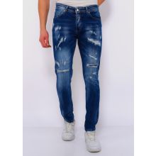Slim Fit Jeans Stretch Herr - DC- - Bla