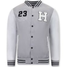 Herr Bomber Baseball Jacka Sommar - Grå