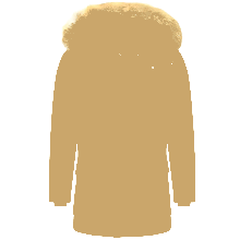 Vinterjackor Långa - Jacka Parka Päls Herr Svart