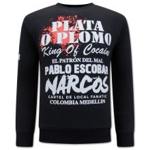 El Patron - Pablo Escobar Herrtröja - Svart