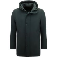 Er Parkas För Män - Tvådelad Jacka Svart