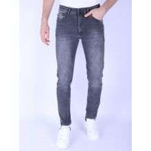 Lätt Jeans Herr Vuxna Regular Fit Stretch - DP - Grå