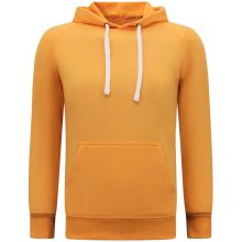 Hoodie Men - Hoodie Med Huva - Ljusorange
