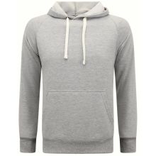 Hoodie Herr - Vanlig Klassisk Hoodie - Grå