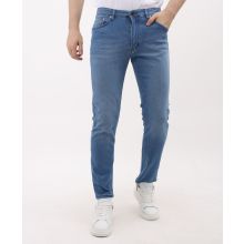 Jeans Herr - Regular Fit - Stretchbyxor Herr - MM-R- - Blå