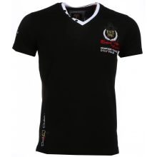 Broderi Riviera Club - Herr T-Shirt Svart