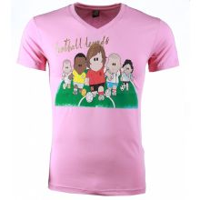Football Legends Print - T-Shirt Herr Ros