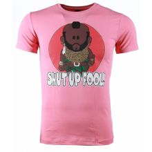 A-team Mr. T Shut Up Fool Print - T-Shirt Herr Ros