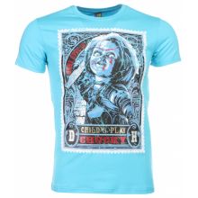 Chucky Poster Print - Herr T-Shirt Blå