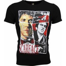 Scarface Frame Print - T-Shirt Herr Svart