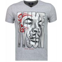 Mike Tyson Tribal - T-Shirt Herr Grå