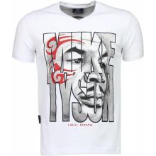 Mike Tyson Tribal - Herr T-Shirt Vit