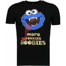 Cookies Roliga T-Shirt - Man T-Shirt Svart