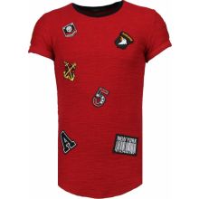 Military Patches - T-Shirt Herr Bordeaux
