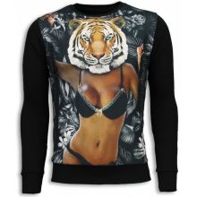 Tiger Chick Sweater - Herr Tröjor Svart
