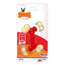 Tuggleksak för hundar Nylabone Extreme Chew Double Termoplast Bacon XL