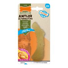 Tuggleksak för hundar Nylabone Horn Kyckling Termoplast XS-storlek Valpar