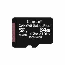 Micro-SD Minneskort med Adapter Kingston SDCS2/64GB-2P1A 64 GB