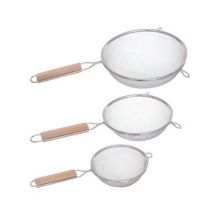 Sikt-set Secret de Gourmet Trä Rostfritt stål (3 Delar)