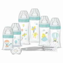Set med nappflaskor Dodie Blå 8 Delar
