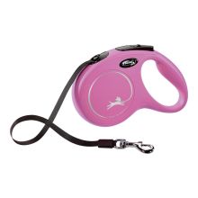 DoHundkoppel Flexi NEW CLASSIC 5m Rosa Storlek M