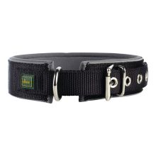 Hundhalsband Hunter Neoprene Reflect Svart (39-46 cm)