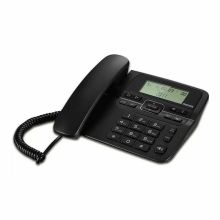 Markkabeltelefon Philips M20B/00 Svart