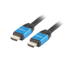 Kabel HDMI Lanberg Svart 4K Ultra HD Hankontakt/Hankontakt 1 m
