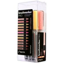 Tuschpennor Karin Brushmarker Pro - Skin Colours 12 Delar