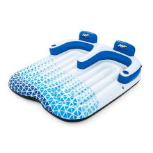 Bestway Uppblåsbar Dubbel Solstol Hydro-Force 196x193 cm Strand och Pool 43534