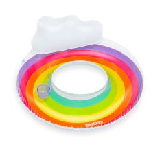 Uppblåsbart hjul Bestway Multicolour Regnbåge Ø 107 cm