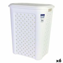 Tvättkorg Arianna Tontarelli 8105408_112 50 L Vit 44 x 35 x 55 cm (6 antal)