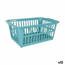 Tvättkorg Tontarelli Classic Blå 35 L 58 x 41 x 24 cm (12 antal)