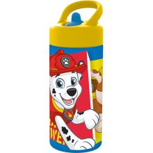 Vattenflaska The Paw Patrol Funday Röd Blå PVC 410 ml