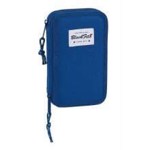 Dubbelt pennfodral BlackFit8 M854 Mörkblå 12.5 x 19.5 x 4 cm (28 Delar)
