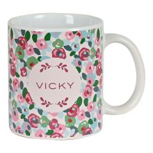 Mugg Vicky Martín Berrocal Rosebloom Keramik Multicolour (350 ml)